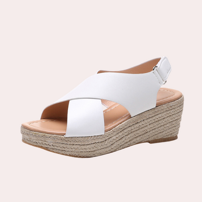 Hannah® | Damskie sandały na koturnie, stylowe i wygodne