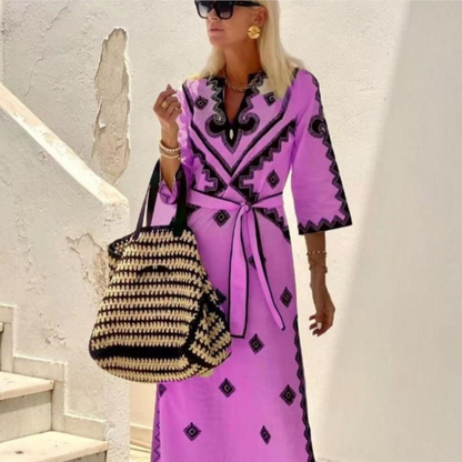 Jessica - Modna sukienka damska w paski