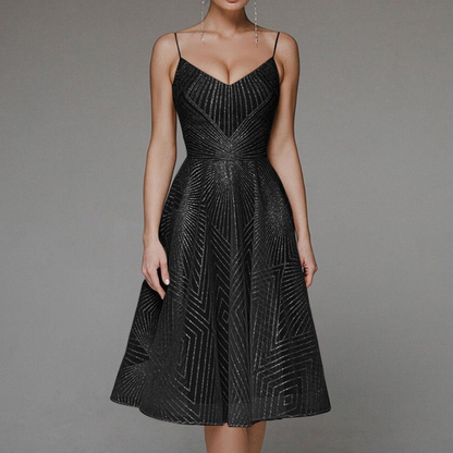 Blanca - Elegancka sukienka z odkrytymi plecami dla kobiet