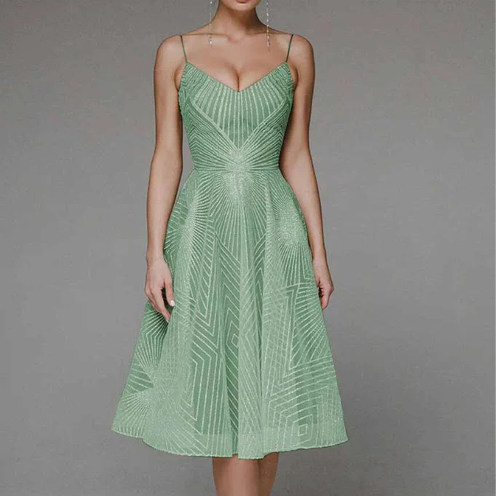 Blanca - Elegancka sukienka z odkrytymi plecami dla kobiet