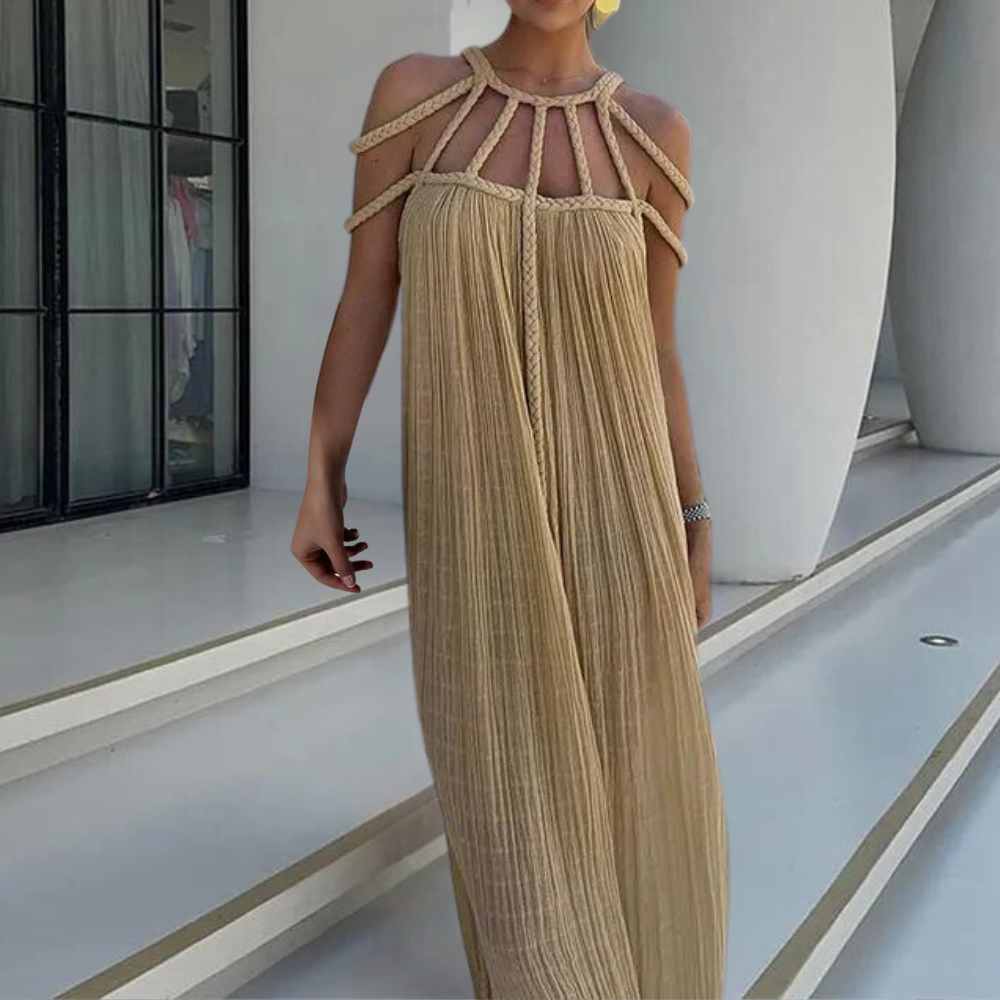 Catina - Stylowa letnia sukienka maxi