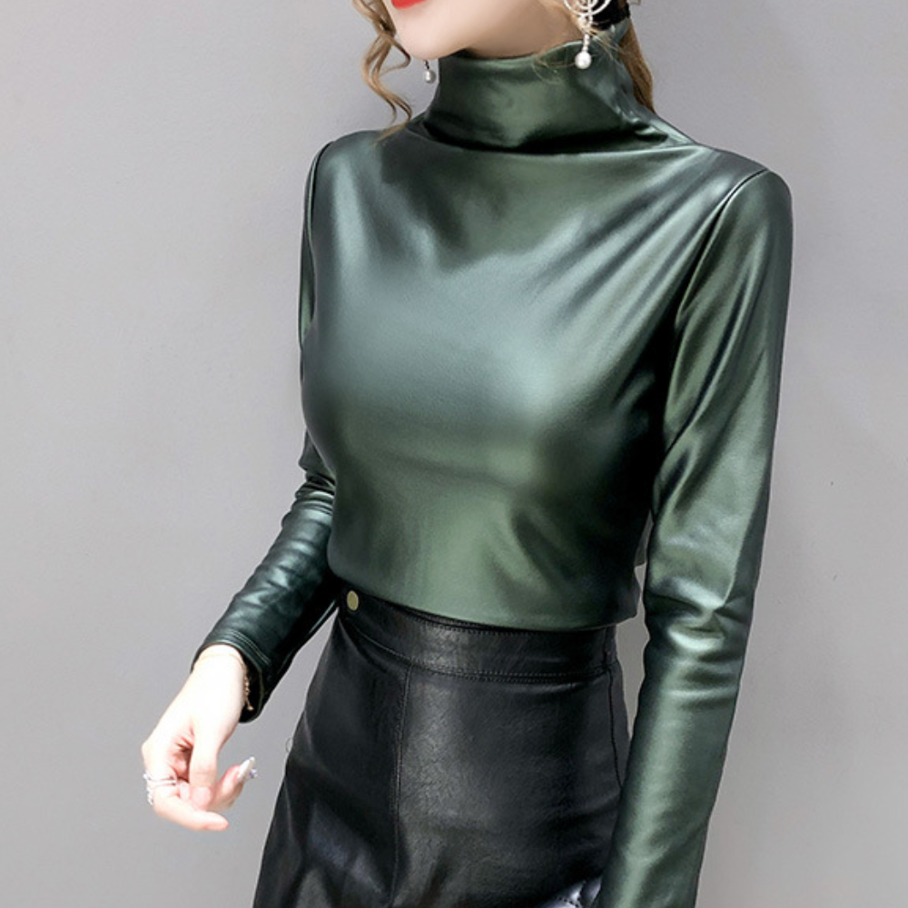 Stefania - Stylowa koszula damska z długim rękawem