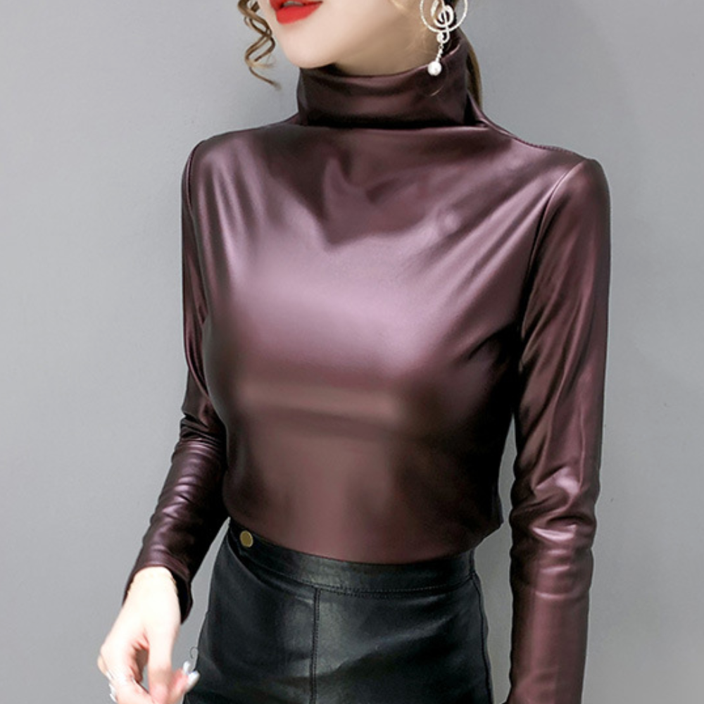 Stefania - Stylowa koszula damska z długim rękawem