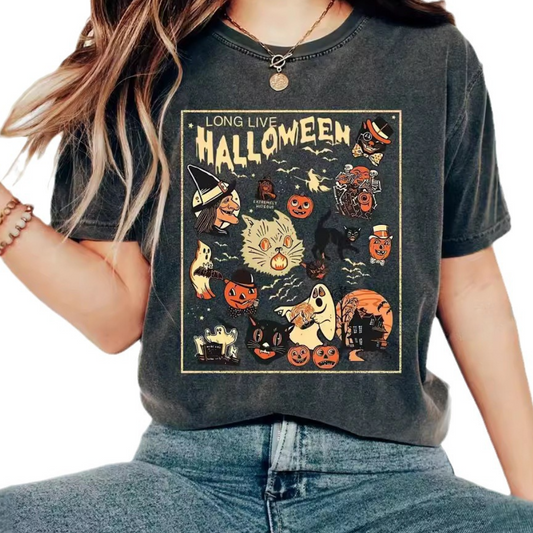 Jazmina - Prosta damska koszula na Halloween