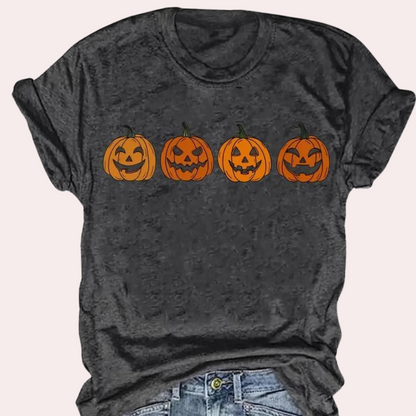 Maco - Damska koszulka z dynią na Halloween