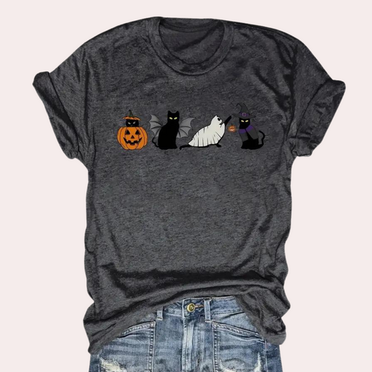 Kati - świąteczna koszulka na Halloween dla kobiet