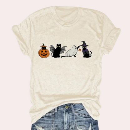 Kati - świąteczna koszulka na Halloween dla kobiet