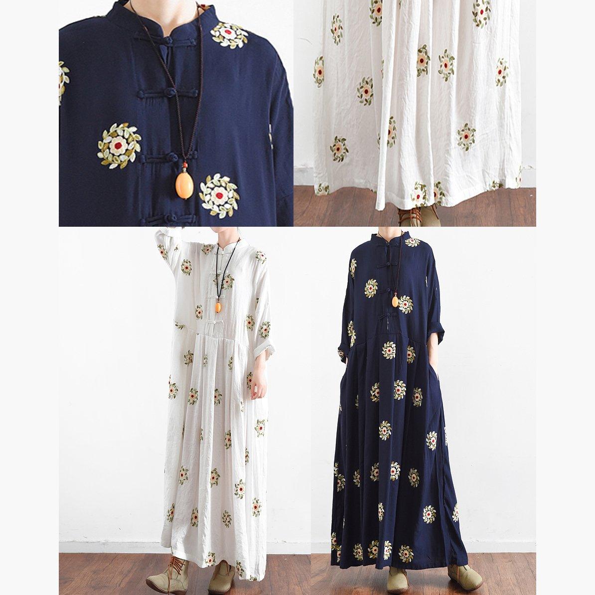 Cassy - Letnia sukienka w kwiaty w stylu chinoiserie