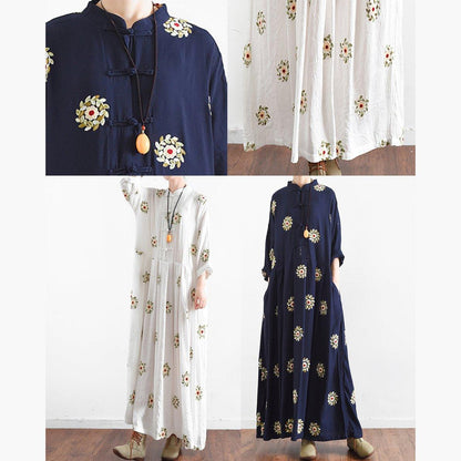 Cassy - Letnia sukienka w kwiaty w stylu chinoiserie