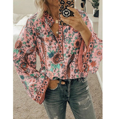 Bluzka Vinera | Bluzka boho z nietoperzowymi rękawami