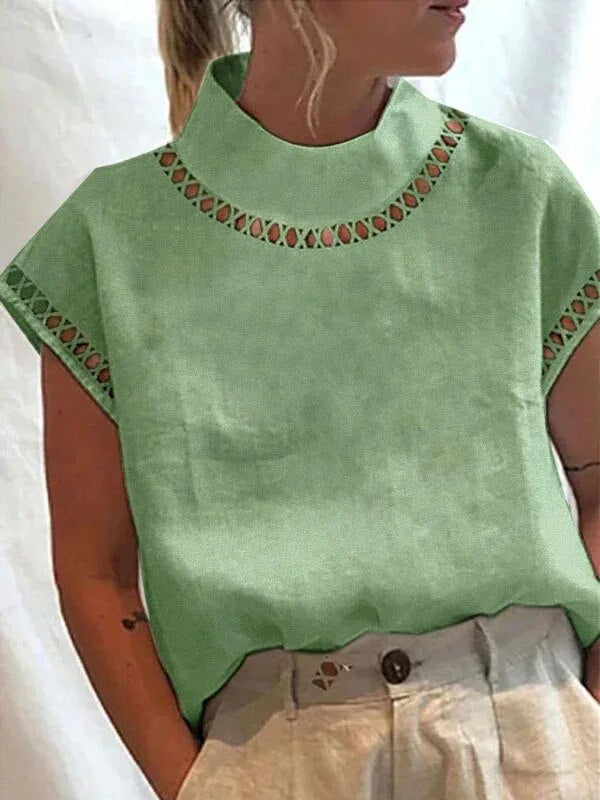 Marieky - Casualowa bluzka damska w stylu vintage