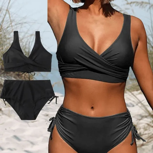 Damskie bikini - Modny 2-częściowy zestaw - Wysokiej jakości materiały - Idealny na letni relaks