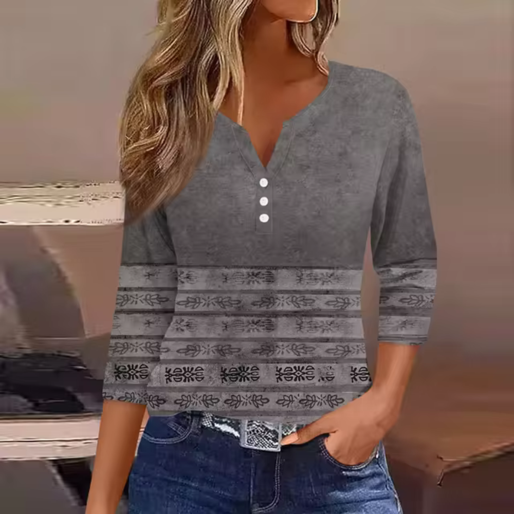 Elvira - Podstawowe topy z dużymi rękawami Streetwear