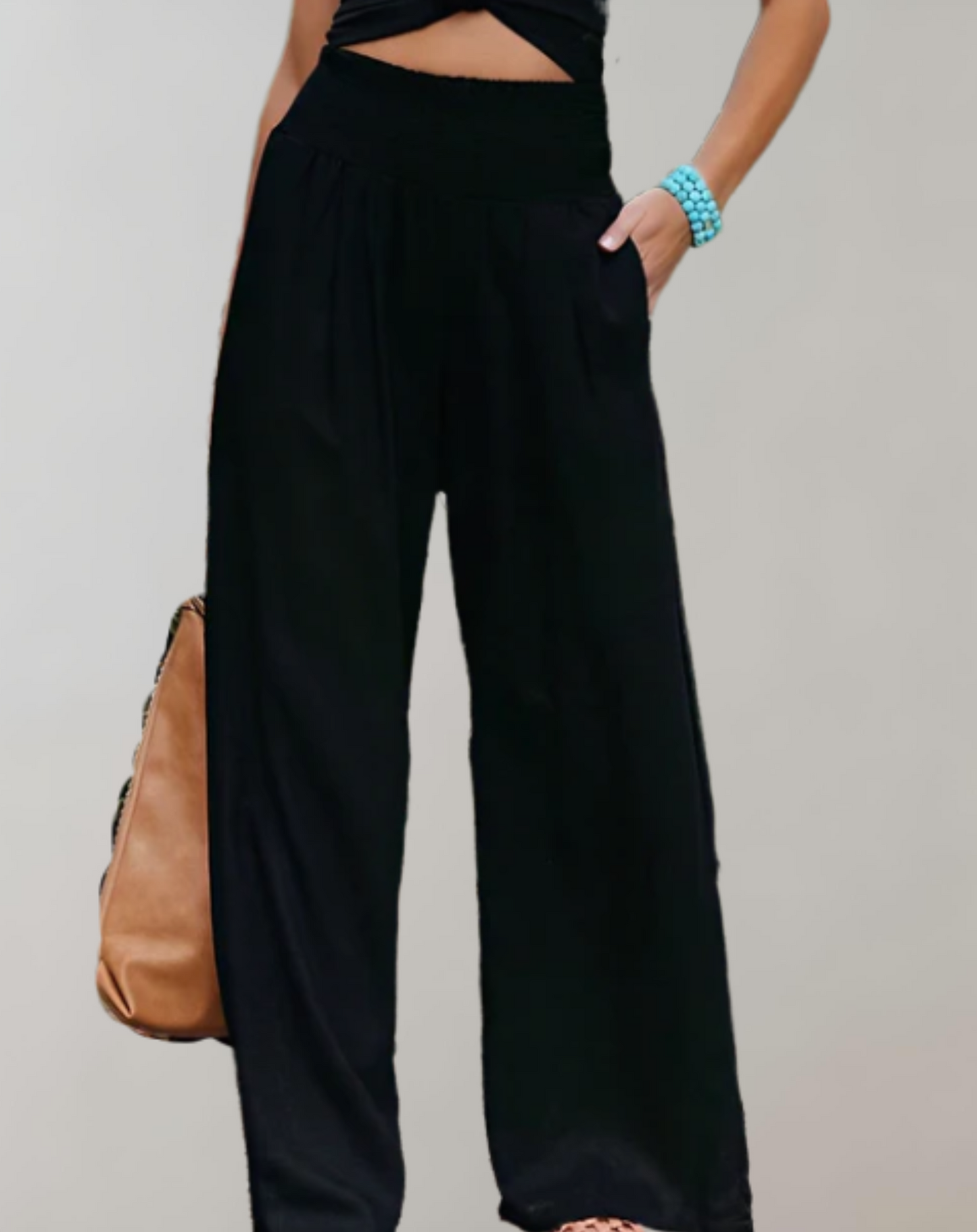 Erica | Szerokie plisowane spodnie | Elegancki styl casualowy | Lekki materiał