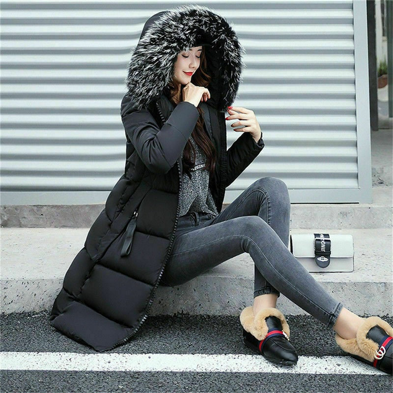 Tailynn - parka z futrzanym kołnierzem