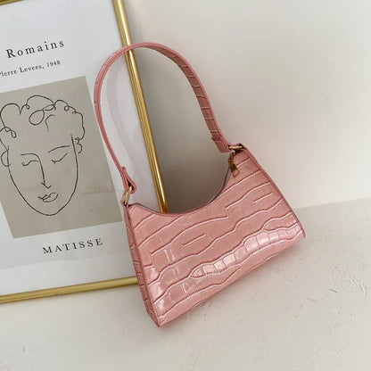 Mallie - Damska torba na ramię ze skóry w stylu retro