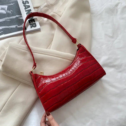 Mallie - Damska torba na ramię ze skóry w stylu retro