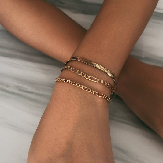 3-częściowy zestaw bransoletek Sweet Arm Candy | Fine