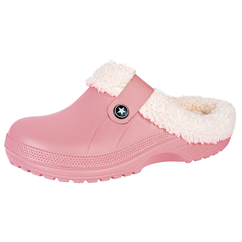 Wodoodporne pluszowe buty domowe