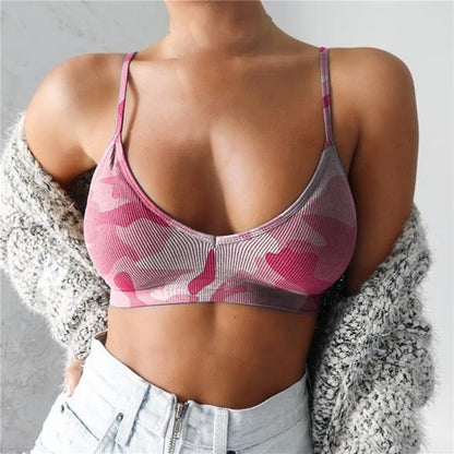 Coco Camouflage Crop Top | Fajny i letni top damski