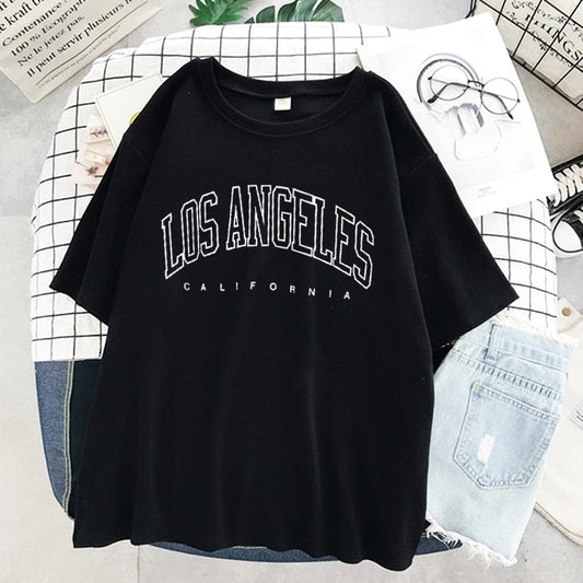 T-shirt LA Casual | Oversizowy, fajny T-shirt