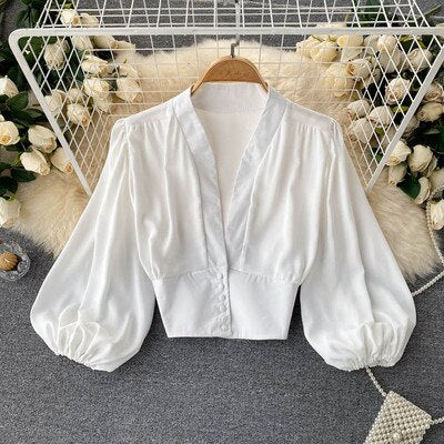 MiekesBlouse I Satynowa bluzka dla kobiet