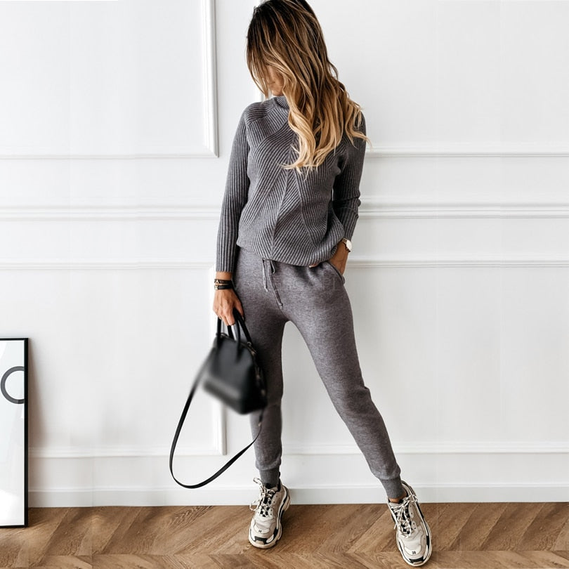 Dres | Elegancki, damski, designerski kombinezon domowy