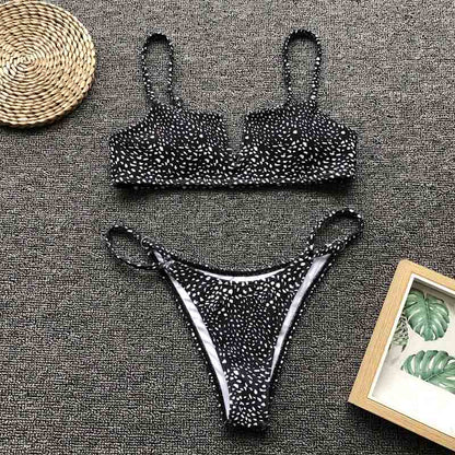 AquaLivv - Brazylijskie bikini z dekoltem w szpic