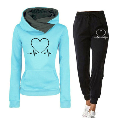 Heidi Fashion - Damski zestaw do joggingu ze spodniami