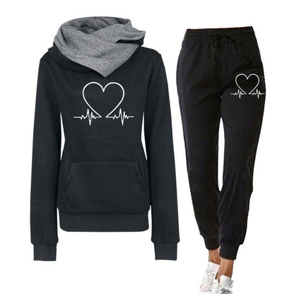 Heidi Fashion - Damski zestaw do joggingu ze spodniami