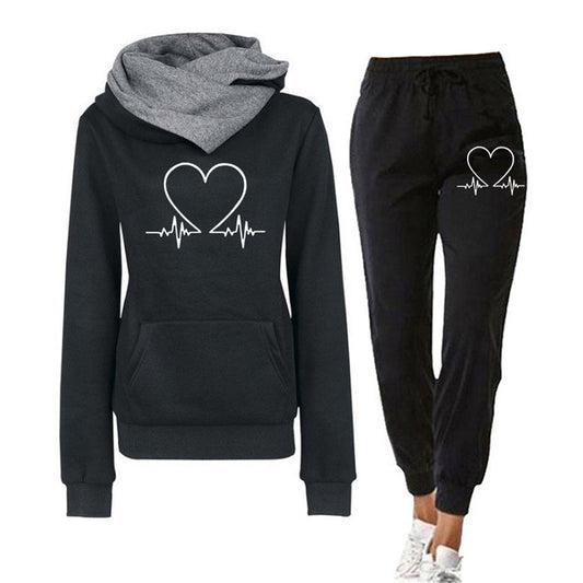 Heidi Fashion - Damski zestaw do joggingu ze spodniami