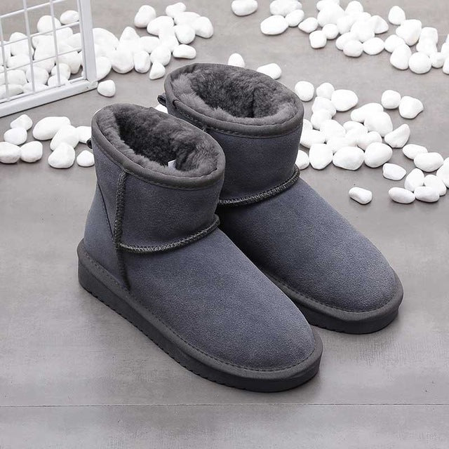 Seren - buty za kostkę z prawdziwej skóry