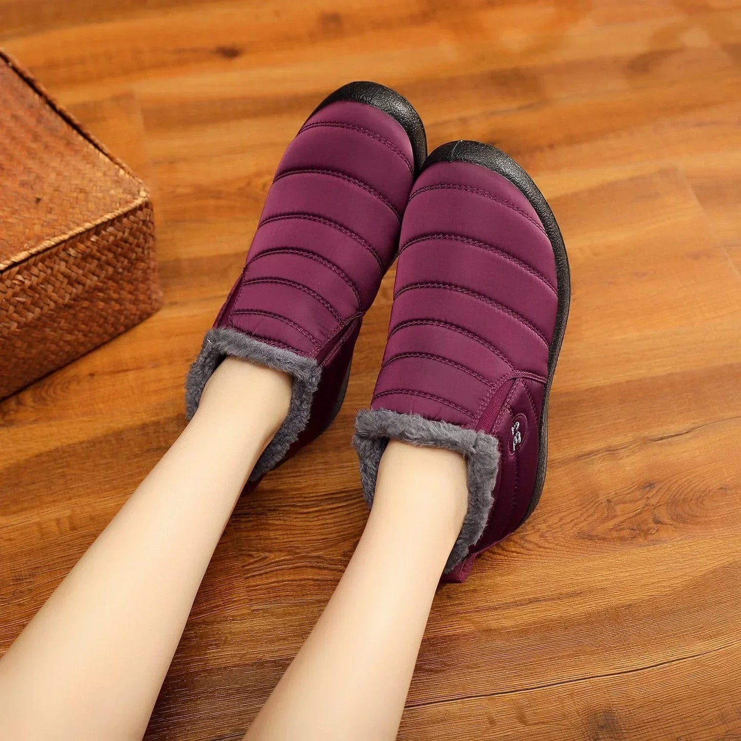 Wyściełane buty zimowe / buty zimowe "blina" - ciepłe, wygodne i stylowe