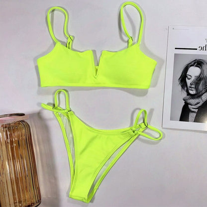 AquaLivv - Brazylijskie bikini z dekoltem w szpic