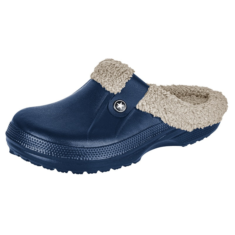 Wodoodporne pluszowe buty domowe
