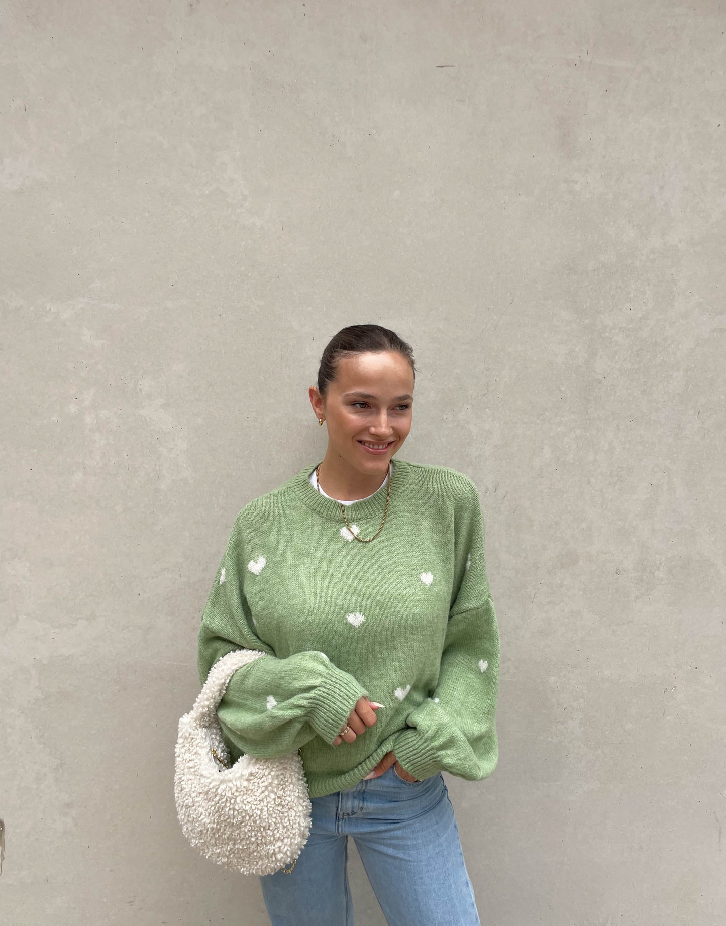 Sweter Asha z sercami
