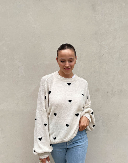 Sweter Asha z sercami