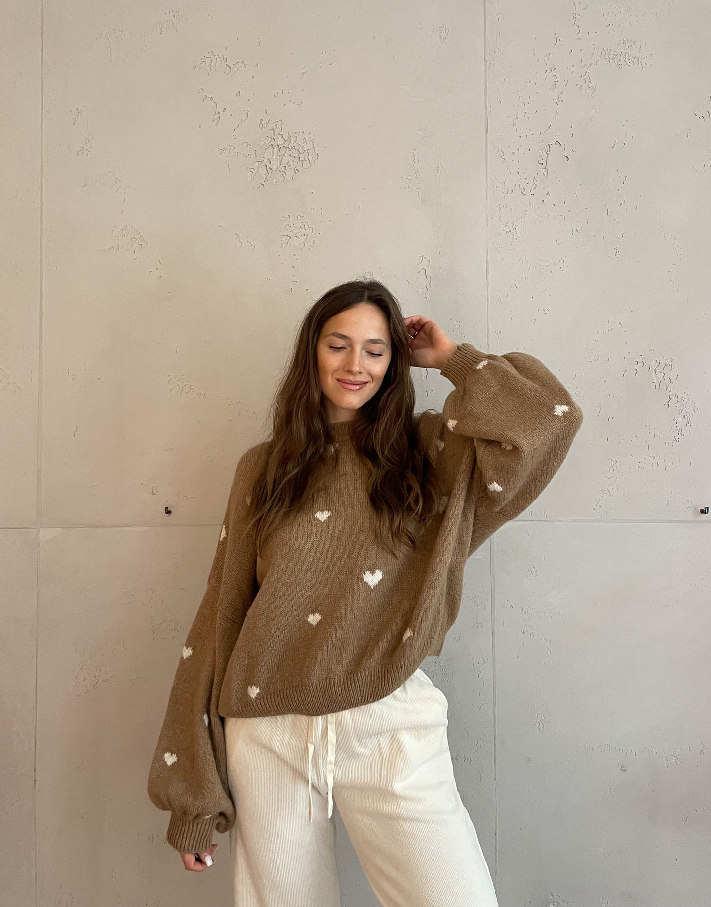 Sweter Asha z sercami