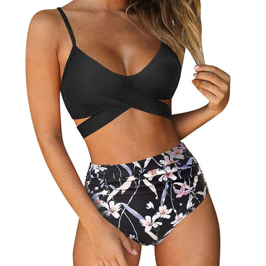 Kolorowe bikini damskie z wysokim stanem Vardi Dante™ | Belle