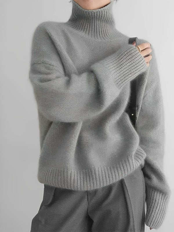 Zadie - kaszmirowy sweter z golfem