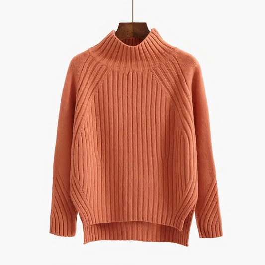 Sweter z dzianiny z zapięciem na guziki
