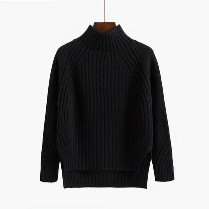 Sweter z dzianiny z zapięciem na guziki