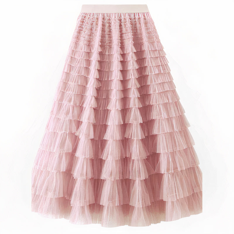 Elegancka warstwowa spódnica - Jayna