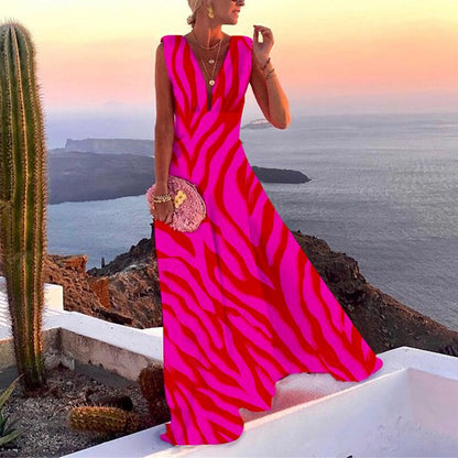 Kate - Elegancka, jednolita sukienka letnia