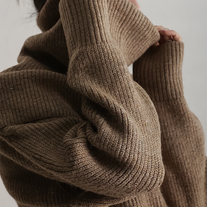 Sweter z szalikiem - Käthe