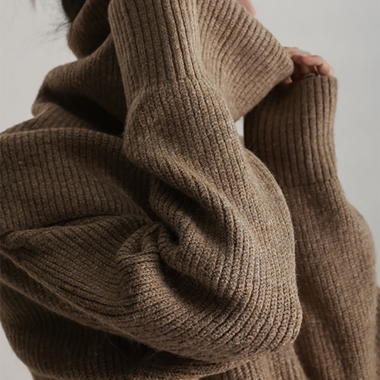 Sweter z szalikiem - Käthe