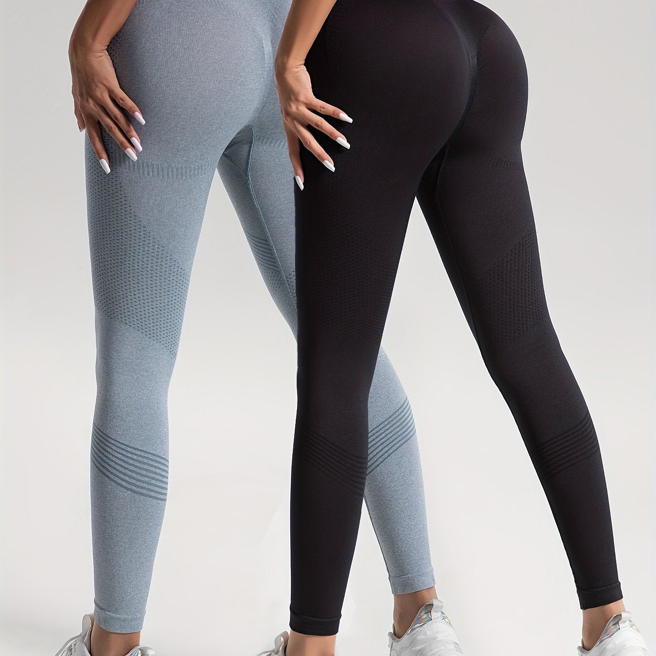 Heidi Fashion | Elegance Zestaw 2 legginsów fitness w kropki do stylowych treningów