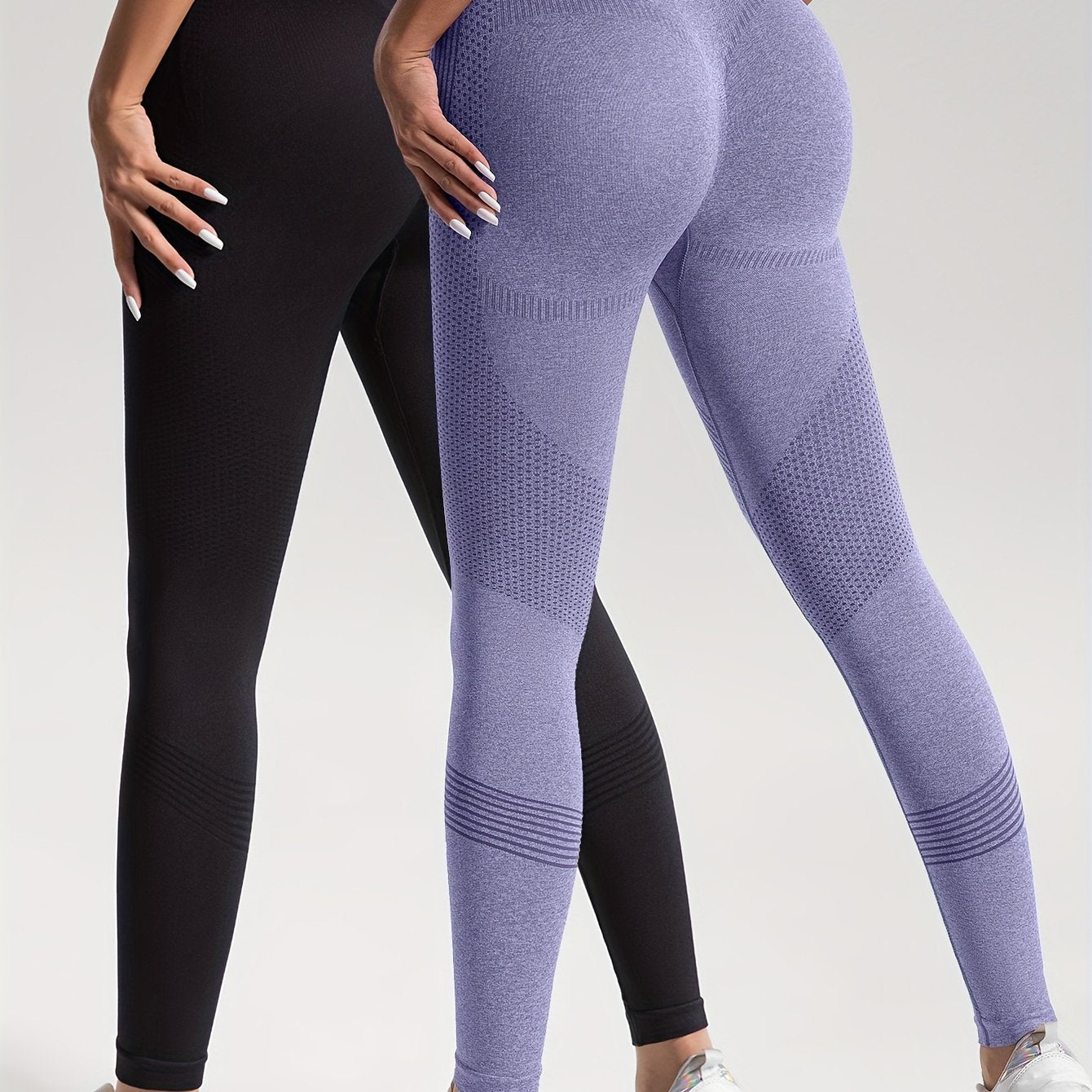 Heidi Fashion | Elegance Zestaw 2 legginsów fitness w kropki do stylowych treningów