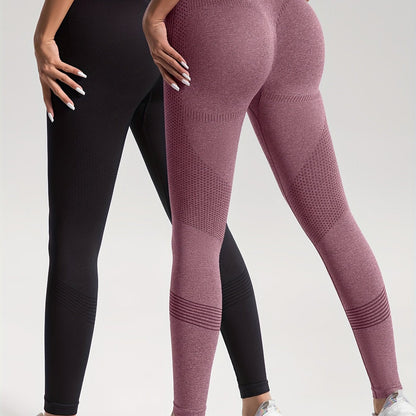 Heidi Fashion | Elegance Zestaw 2 legginsów fitness w kropki do stylowych treningów