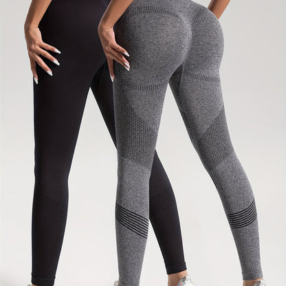 Heidi Fashion | Elegance Zestaw 2 legginsów fitness w kropki do stylowych treningów